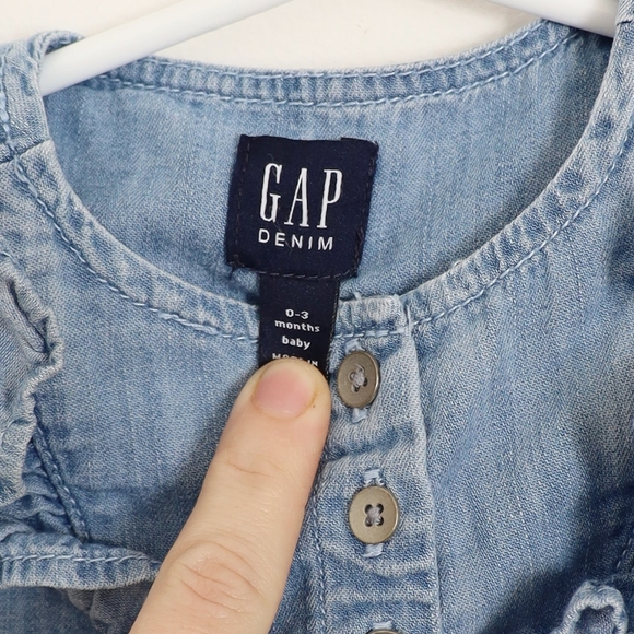 GAP Baby Denim Top - Picture 2 of 2